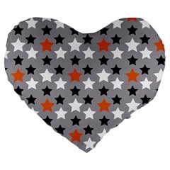 All Star Basketball Large 19  Premium Heart Shape Cushions by mccallacoulturesports