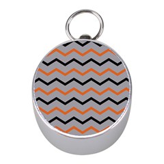 Basketball Thin Chevron Mini Silver Compasses by mccallacoulturesports