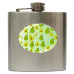 avocado love Hip Flask (6 oz) Front