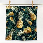 Pattern Ananas Tropical Face Towel Front