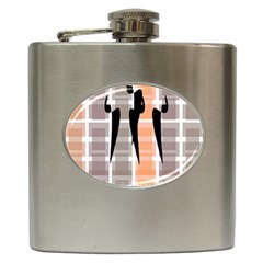 Zappwaits Court Hip Flask (6 Oz) by zappwaits