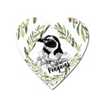 penguin Magnet (Heart) Front