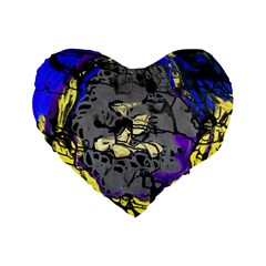 Motion And Emotion 1 1 Standard 16  Premium Heart Shape Cushions by bestdesignintheworld