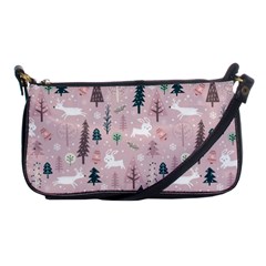 Winter Season Seamless Pattern Decoration Shoulder Clutch Bag by Vaneshart