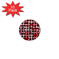 Background Red Summary 1  Mini Magnet (10 Pack)  by HermanTelo