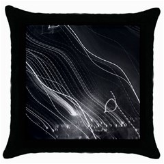 Photo Lumière Noir/gris Throw Pillow Case (black) by kcreatif