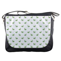 Iguana Sketchy Cartoon Style Drawing Pattern 2 Messenger Bag by dflcprintsclothing