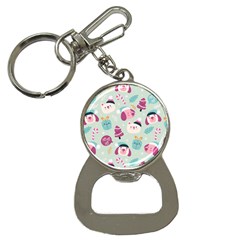 Pattern Funny Christmas Ho Ho Ho Bottle Opener Key Chain by Vaneshart
