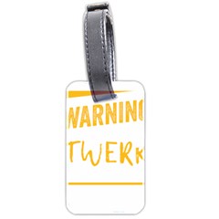 Twerking T-shirt Best Dancer Lovers & Twirken Twerken Gift | Booty Shake Dance Twerken Present | Twerkin Shirt Twerking Tee Luggage Tag (two Sides) by reckmeck