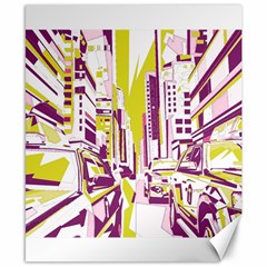 City Street Canvas 8  X 10  by mccallacoulture