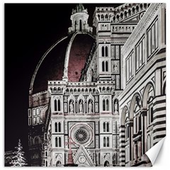 Santa Maria Del Fiore  Cathedral At Night, Florence Italy Canvas 16  X 16  by dflcprints