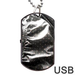 Polka Dots 1 2 Dog Tag Usb Flash (one Side) by bestdesignintheworld