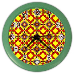 Rby-b-9-6 Color Wall Clock by ArtworkByPatrick