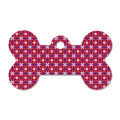 Df Magenta Rumor Dog Tag Bone (two Sides) by deformigo