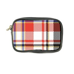 Plaid Mosaic Pixel Seamless Pattern Coin Purse by Wegoenart