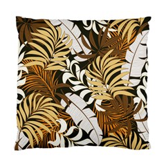 Botanical Seamless Tropical Pattern With Bright Red Yellow Plants Leaves Standard Cushion Case (one Side) by Wegoenart