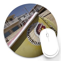 Boat 1 1 Round Mousepads by bestdesignintheworld