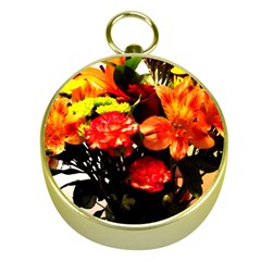 Flowers In A Vase 1 2 Gold Compasses by bestdesignintheworld