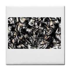 Marble Texture Tile Coaster by letsbeflawed