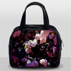 Purple Snowballs Classic Handbag (two Sides) by okhismakingart