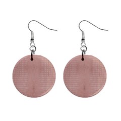 Pink Alligator Print Mini Button Earrings by LoolyElzayat