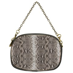 Python Snakeskin Print Chain Purse (one Side) by LoolyElzayat