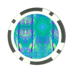 Tank Blue  #scottfreear T= N Green Purple Img 1589 Poker Chip Card Guard by ScottFreeArt