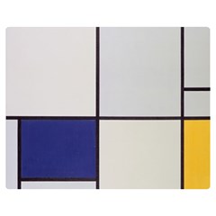 Tableau I, By Piet Mondriaan Double Sided Flano Blanket (medium)  by Sobalvarro