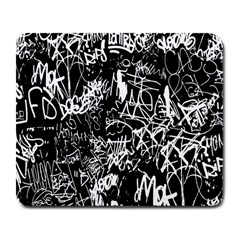 Graffiti Abstract Collage Print Pattern Large Mousepads by dflcprintsclothing