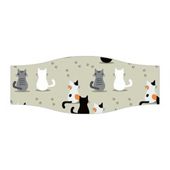 Cute Cat Seamless Pattern Stretchable Headband by Vaneshart