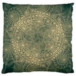 Fractal Abstract Background Pattern Large Cushion Case (Two Sides) Back