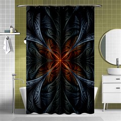 Art Abstract Fractal Pattern Shower Curtain 48  X 72  (small)  by Wegoenart