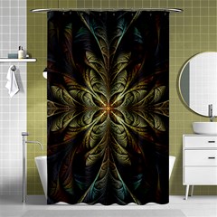 Fractal Art Abstract Pattern Shower Curtain 48  X 72  (small)  by Wegoenart