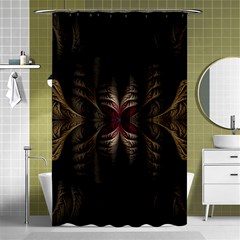 Fractal Abstract Design Mystical Shower Curtain 48  X 72  (small)  by Wegoenart