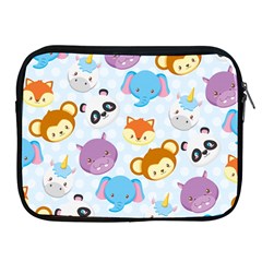 Animal Faces Collection Apple Ipad 2/3/4 Zipper Cases by Nexatart