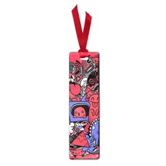 Abstract Grunge Urban Pattern With Monster Character Super Drawing Graffiti Style Vector Illustratio Small Book Marks by Nexatart