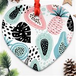 Seamless Pattern With Fruits Ornament (Heart) Front