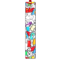 Graffiti Characters Seamless Pattern Large Book Marks by Nexatart