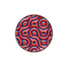 Pattern Curve Design Hat Clip Ball Marker by Nexatart