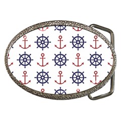 Nautical Seamless Pattern Belt Buckles by Vaneshart