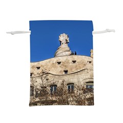 Gaudi, La Pedrera Building, Barcelona - Spain Lightweight Drawstring Pouch (s) by dflcprintsclothing