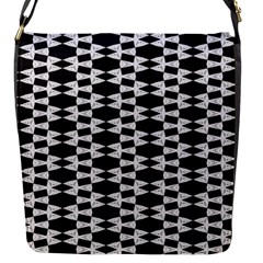 Geometric Flap Closure Messenger Bag (s) by Sparkle