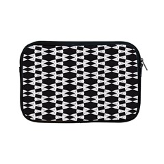 Black And White Triangles Apple Ipad Mini Zipper Cases by Sparkle