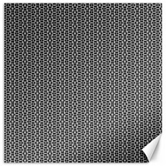 Black And White Triangles Canvas 16  X 16  by Sparkle