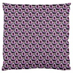 Flowers Pattern Large Flano Cushion Case (one Side) by Sparkle