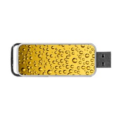 Beer Bubbles Portable Usb Flash (two Sides) by Wegoenart