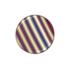 Colorful Strips Hat Clip Ball Marker (10 Pack) by Sparkle