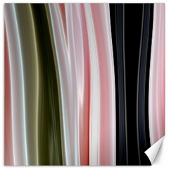 Satin Strips Canvas 16  X 16  by Sparkle