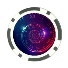 Time Machine Poker Chip Card Guard by Vaneshart