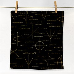 Abstract Math Pattern Face Towel by Vaneshart